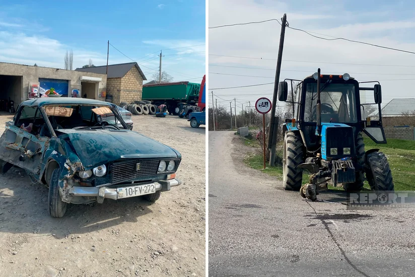 В тяжелом ДТП с трактором в Шабране погиб один, пострадали четыре человека