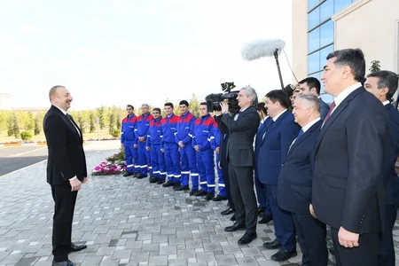 “Şəmkirçay” Sutəmizləyici Qurğular Kompleksi istifadəyə verilib - YENİLƏNİB