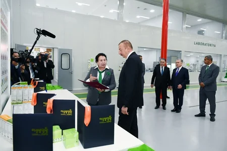 Ağdaşda Biyan Sənaye Parkının açılışı olub - YENİLƏNİB