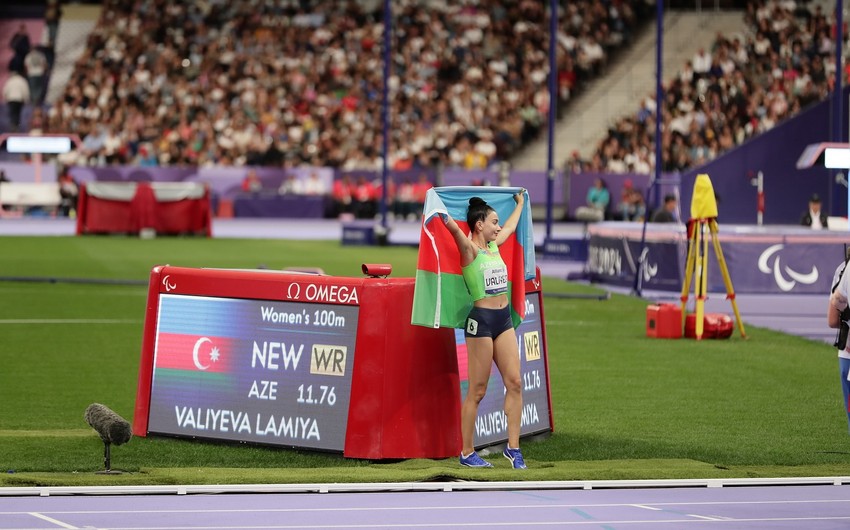Paris-2024: Azərbaycan paraatleti yeni dünya rekordu müəyyənləşdirərək qızıl medal qazanıb
