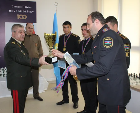 FHN-in Akademiyasında “Heydər Əliyev İli”nə həsr edilmiş şahmat yarışına yekun vurulub
