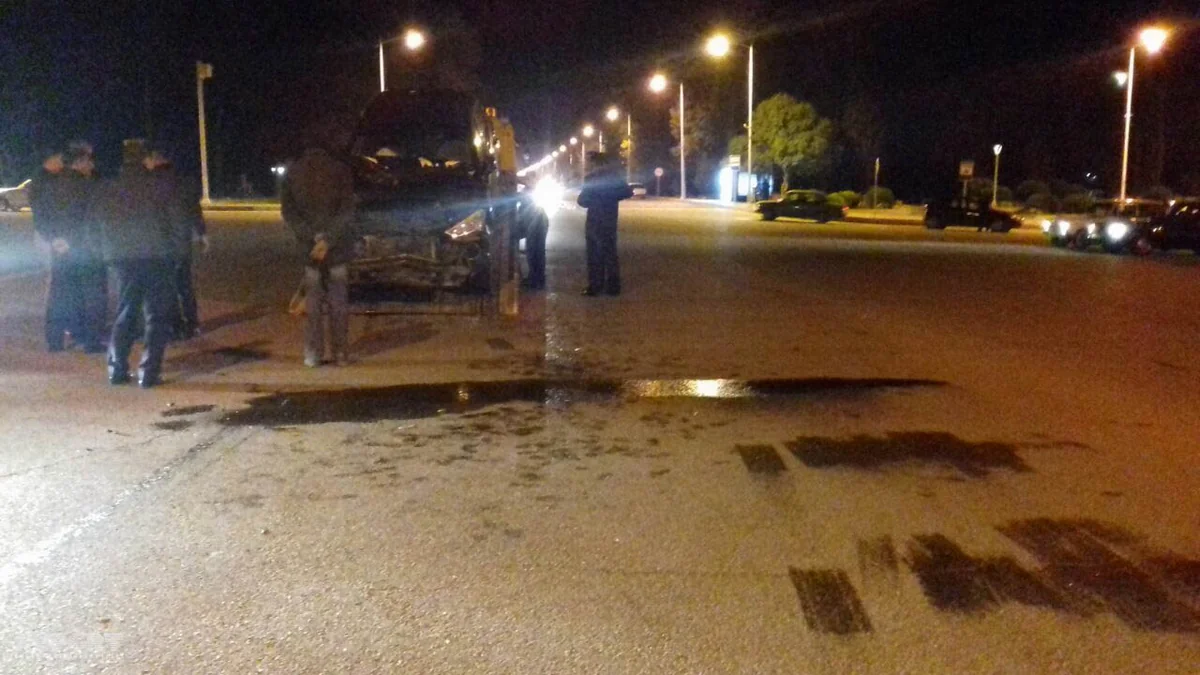 Mingəçevirdə iki minik avtomobili toqquşub - FOTO