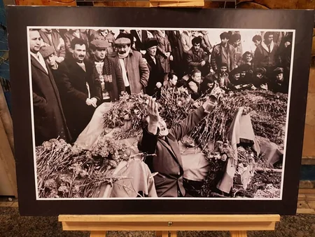İstanbulda 20 Yanvar şəhidlərinin xatirəsinə həsr edilmiş fotosərgi açılıb