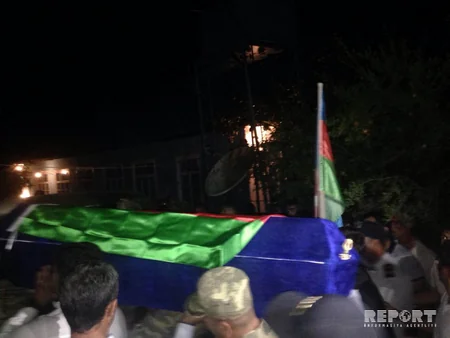 Ставший шехидом военнослужащий азербайджанской армии предан земле в Джалилабаде - ФОТО