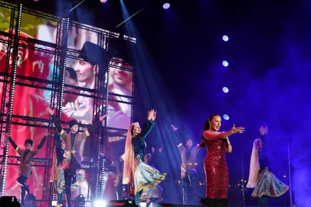Heydər Əliyev Mərkəzinin parkında Milli Qurtuluş Gününə həsr olunan konsert keçirilib