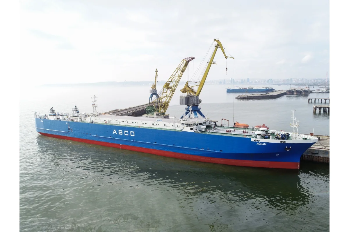 “Ağdam” gəmi-bərəsi təmir olunaraq yenidən istismara qaytarılıb