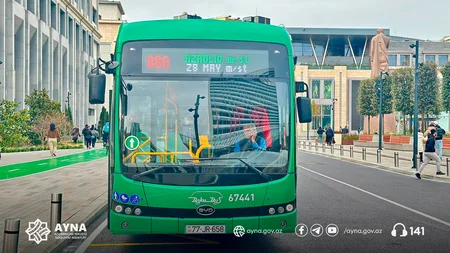 Bakıda bir neçə marşrut xətləri üzrə elektrobuslar fəaliyyətə başlayıb