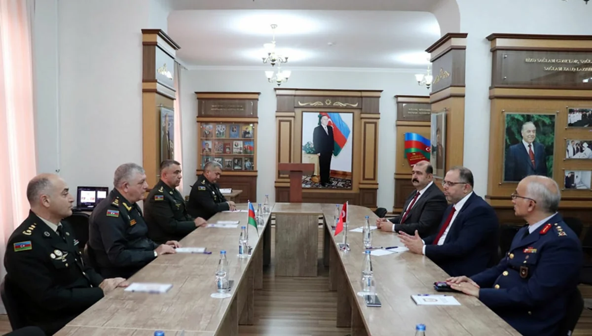 Meeting with delegation of Turkish National Defense University held in Military Academy 