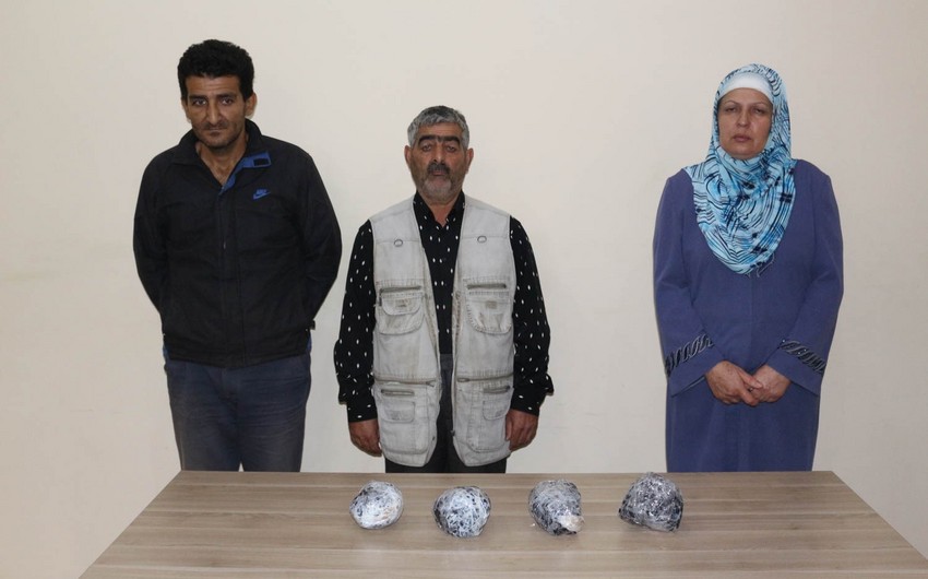 İrandan Azərbaycana narkotik vasitələr gətirən sərhəd pozucuları saxlanılıb