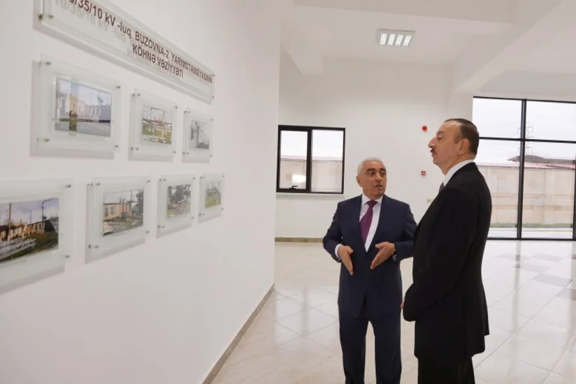 Prezident İlham Əliyev Xəzər rayonunda bir neçə yarımstansiyanın açılışında iştirak edib