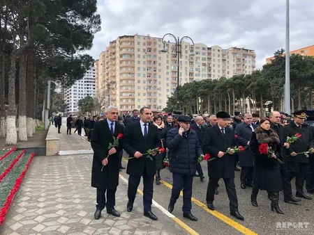 Abşeronda 20 Yanvar faciəsinin 30-cu ildönümü qeyd olunub - FOTO