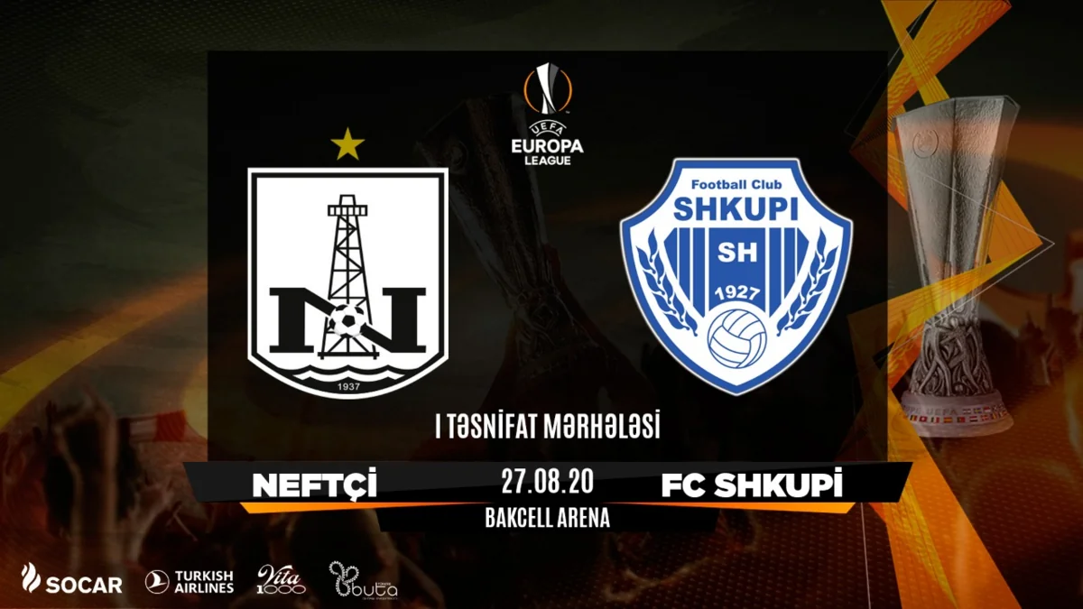 Neftçi - Şkupi oyununun başlama saatı açıqlandı