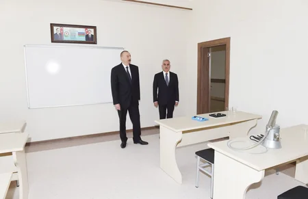 President Ilham Aliyev inaugurated secondary school 6 in Garakhanbayli administrative district, Nakhchivan