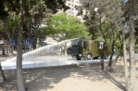 Bakıda 400-dən artıq küçə və prospekt dezinfeksiya edildi