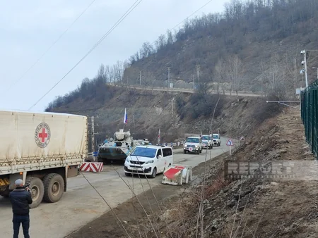 По дороге Ханкенди-Лачын беспрепятственно проехали 19 автомобилей МККК
