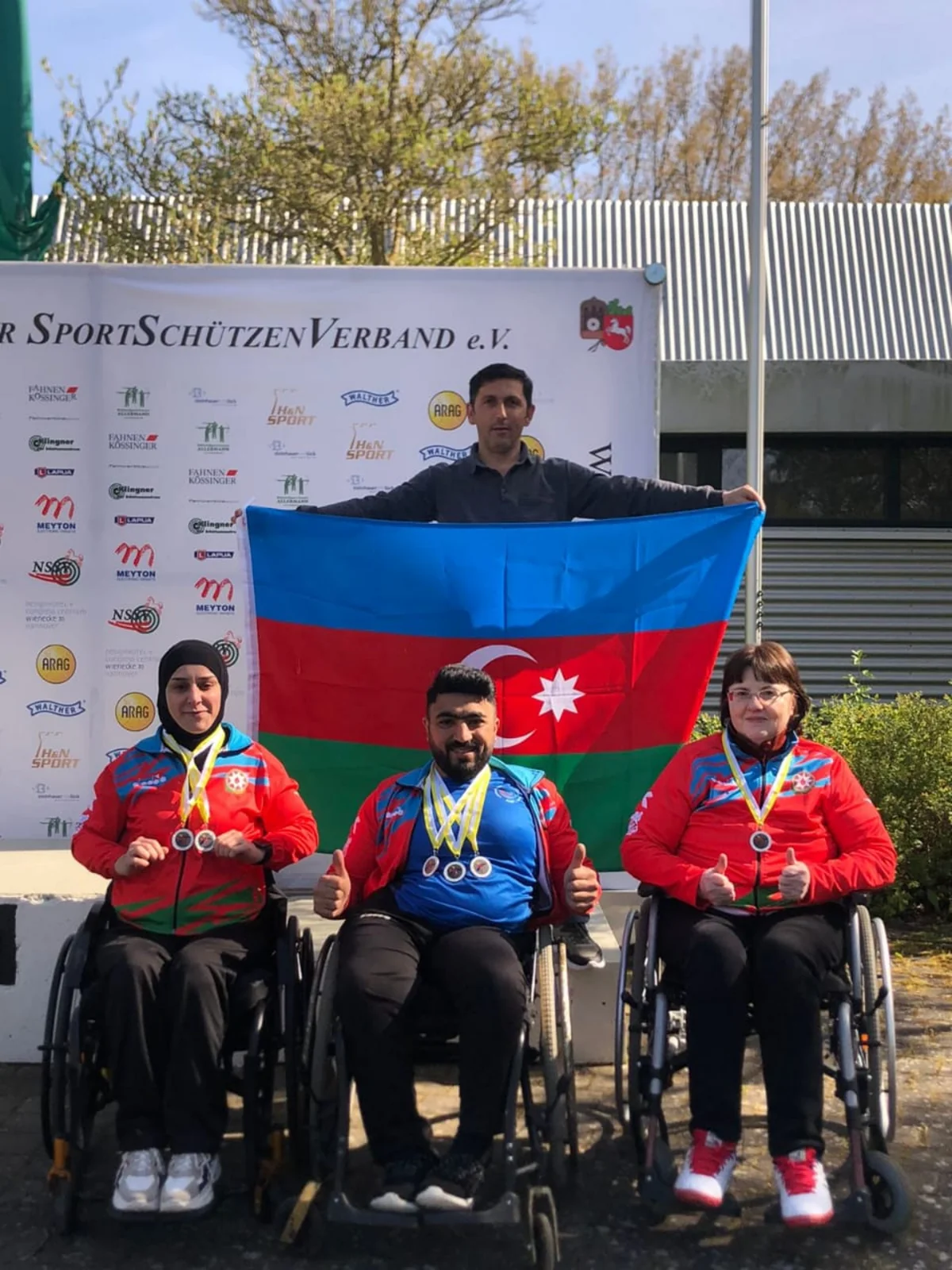 Azərbaycanın güllə atıcılığı üzrə paralimpiyaçıları Hannoverdə daha 2 medal qazanıblar