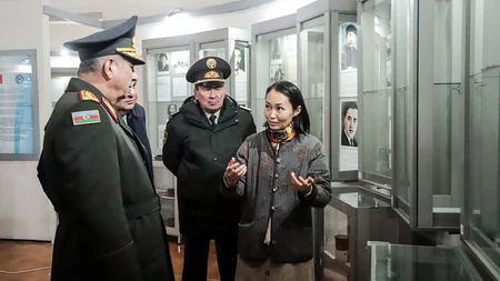 Zakir Hasanov visits Ata-Beyit National Historical and Memorial Complex in Bishkek