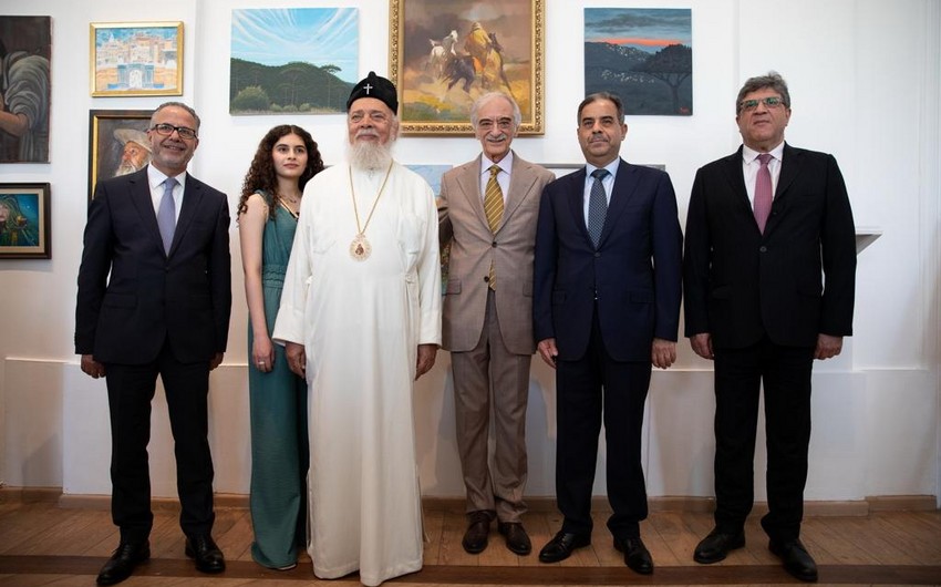 Polad Bülbüloğlunun təşəbbüsü ilə xarici diplomatların yaradıcılıq sərgisi açılıb