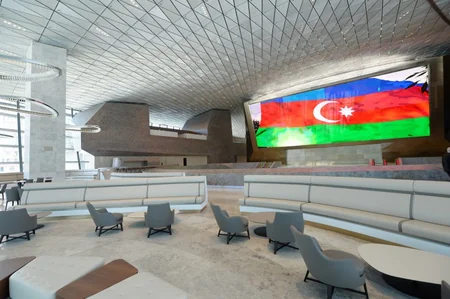 Prezident İlham Əliyev Bakı Konqres Mərkəzinin açılışında iştirak edib