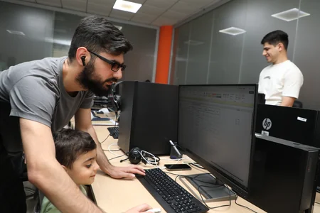 Festive atmosphere at Report News Agency on Children's Day