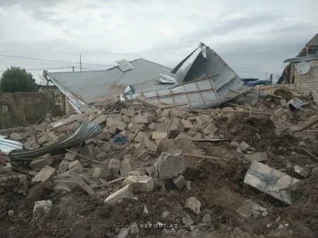 Ermənilərin Beyləqana atdığı mərmidən həlak olan iki bacının yaşadığı evdən