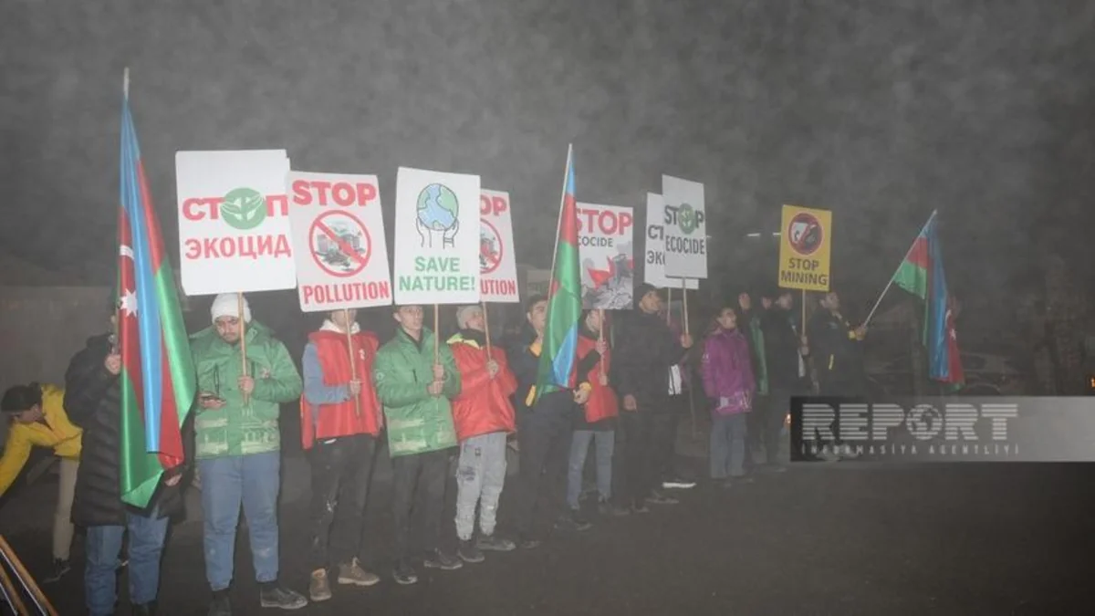 Акция протеста на дороге Ханкенди-Лачын продолжается 52-й день