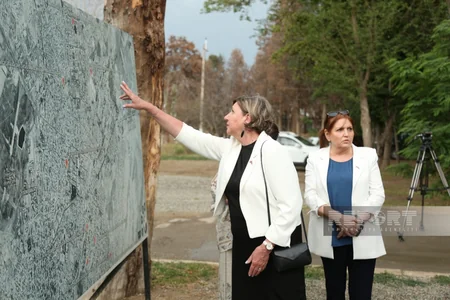 Latviyanın müvəqqəti işlər vəkili Gəncədə səfərdədir