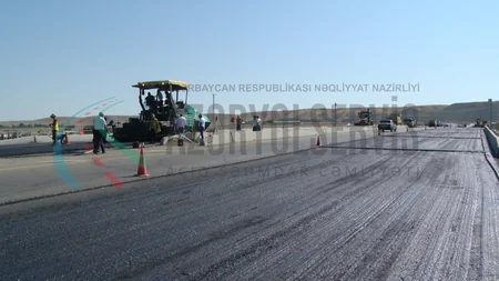 Hacıqabul rayonunda körpü təmir edilir