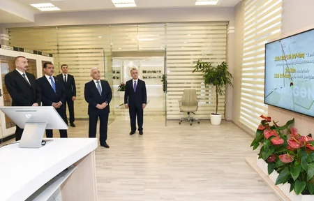 Prezident İlham Əliyev “Yeni Gəncə” yarımstansiyasının açılışında iştirak edib