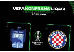 UEFA Konfrans Liqası: “Zirə” - Hayduk” oyununun hakimləri müəyyənləşib