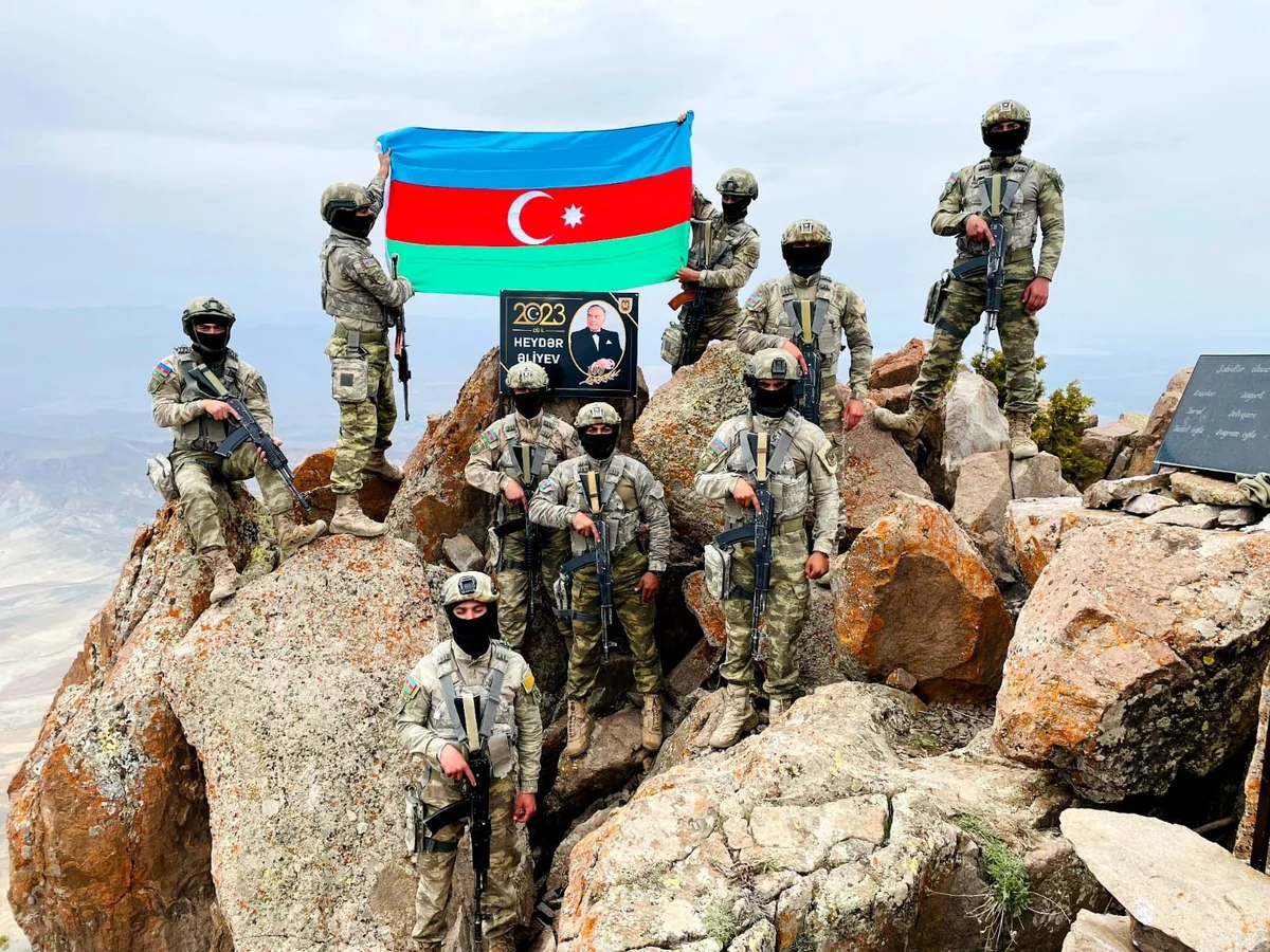 Əlahiddə Ümumqoşun Ordunun Xüsusi Təyinatlıları Haçadağa yürüş edib