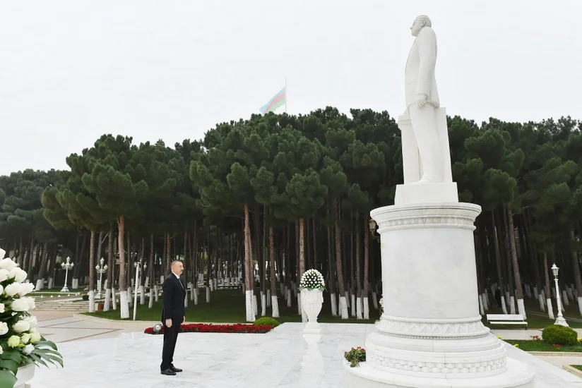 President Ilham Aliyev visits Absheron district