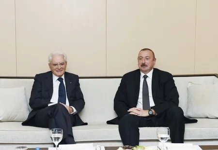 Azerbaijani and Italian presidents attend polypropylene plant built within 'SOCAR Polymer' project