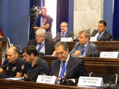 Milli Məclisin komitə sədri AŞPA-nın Tbilisidə keçirilən iclasında iştirak edir