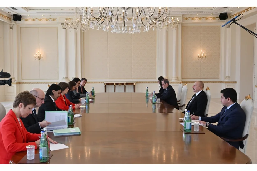 President Ilham Aliyev receives Minister for Europe and Foreign Affairs of France