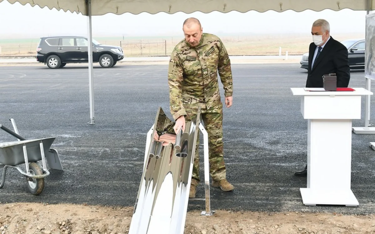 Foundation of mosque, Shusha TV Tower, City Hospital laid in Karabakh