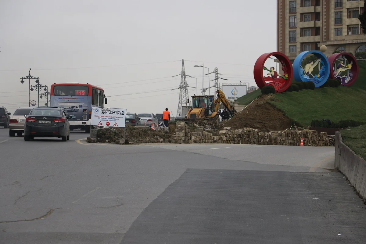 Şamaxinkada avtonəqliyyat vasitələrinin hərəkəti asanlaşdırılır