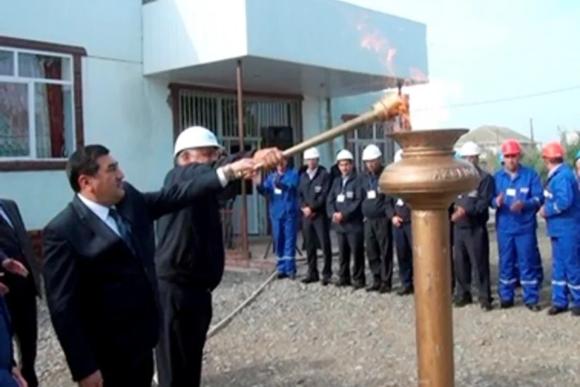 ​Azərbaycanda daha bir kəndə qaz verilib