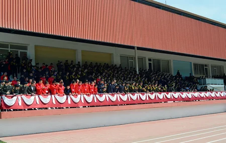 Kursantlar arasında beynəlxalq idman oyunları davam edir - VİDEO