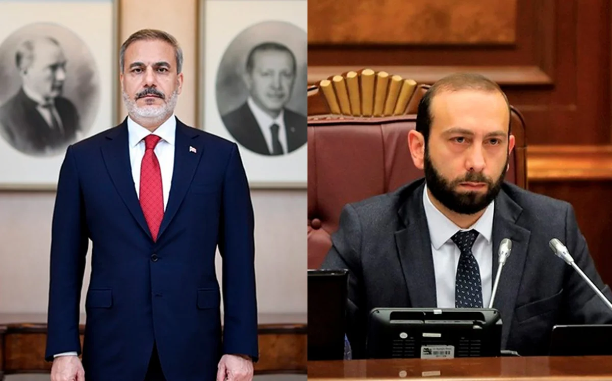 Hakan Fidan mulls regional issues with Armenian FM