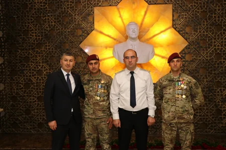 Hərbi Prokurorluqda qazilərlə görüş keçirilib