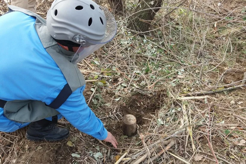 ANAMA: Cocuq Mərcanlıda 11 ədəd partlamamış hərbi sursat tapılıb