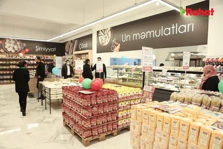 Masallı şəhərində “Rahat” marketin yeni filialı açılıb