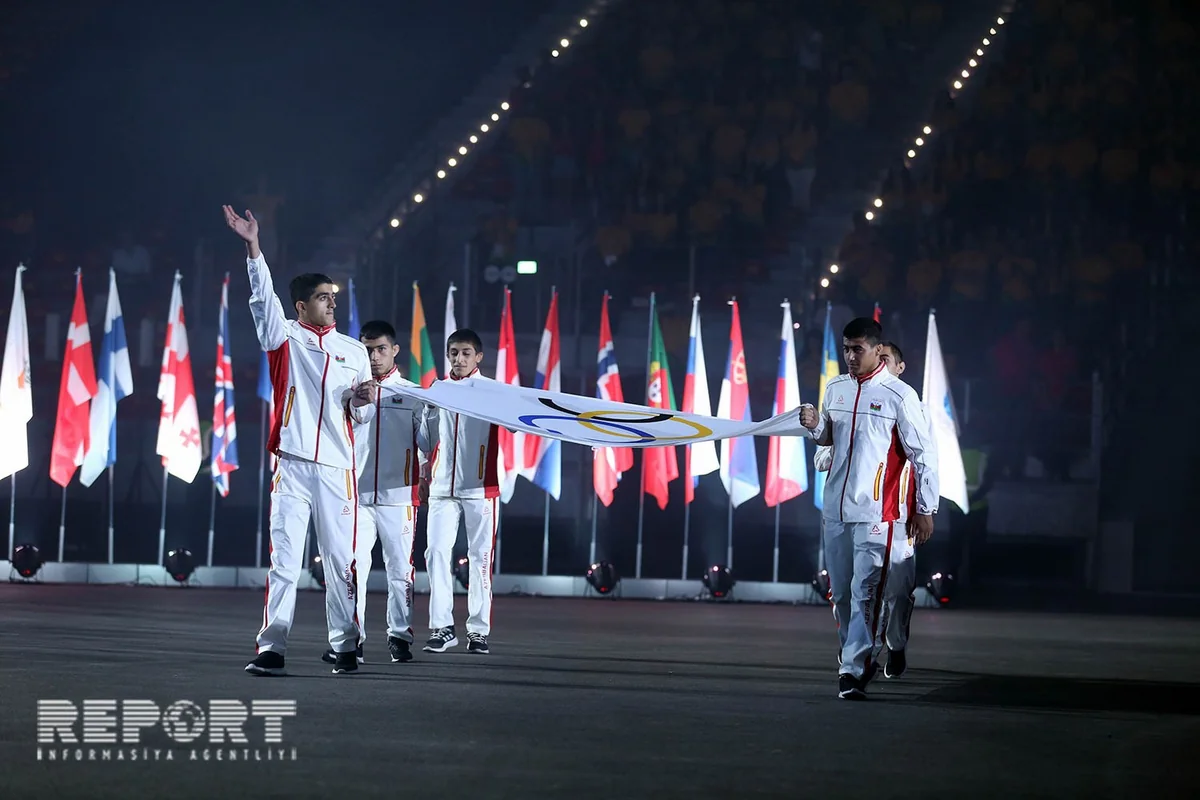 Bakı-2019 XV Avropa Gənclər Yay Olimpiya Festivalının bağlanış mərasimi keçirilib - CANLI YAYIM - FOTOREPORTAJ