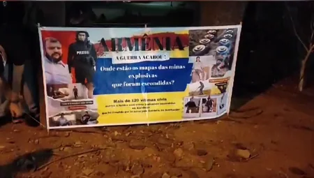 San Paolo şəhərində Ermənistana qarşı etiraz aksiyası keçirilib