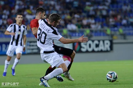 FC Neftchi plays goalless draw with Shkendija - PHOTO REPORT