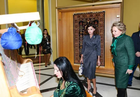 Первый вице-президент Мехрибан Алиева приняла участие на открытии павильона Азербайджан на ВДНХ в Москве