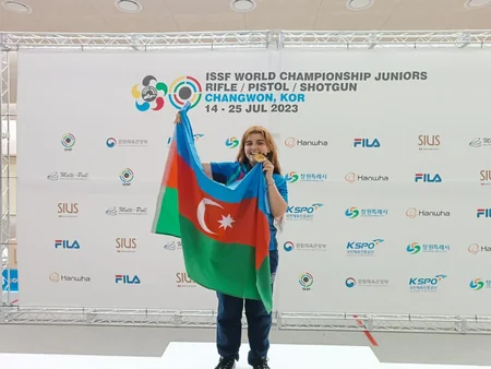 Azərbaycan atıcısı dünya çempionatında qızıl medal qazanıb