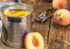 Azerbaijan increases canned peach purchases from China 21 times