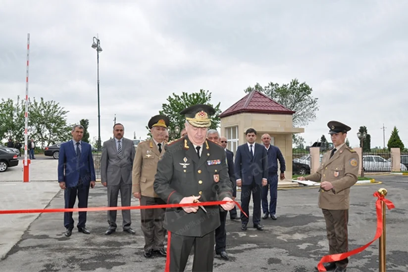 Ağcabədi rayon Dövlət Yanğından Mühafizə Hissəsinin yeni binasının açılışı olub